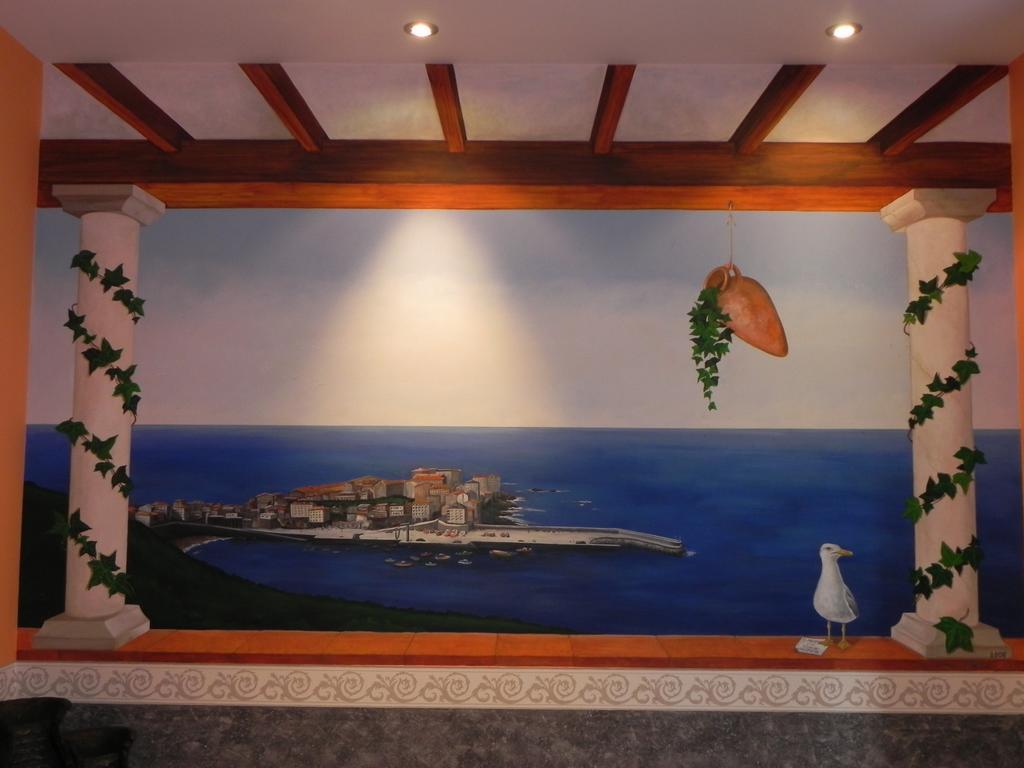 Hotel Restaurante Pizzeria Abc Laracha Exterior foto